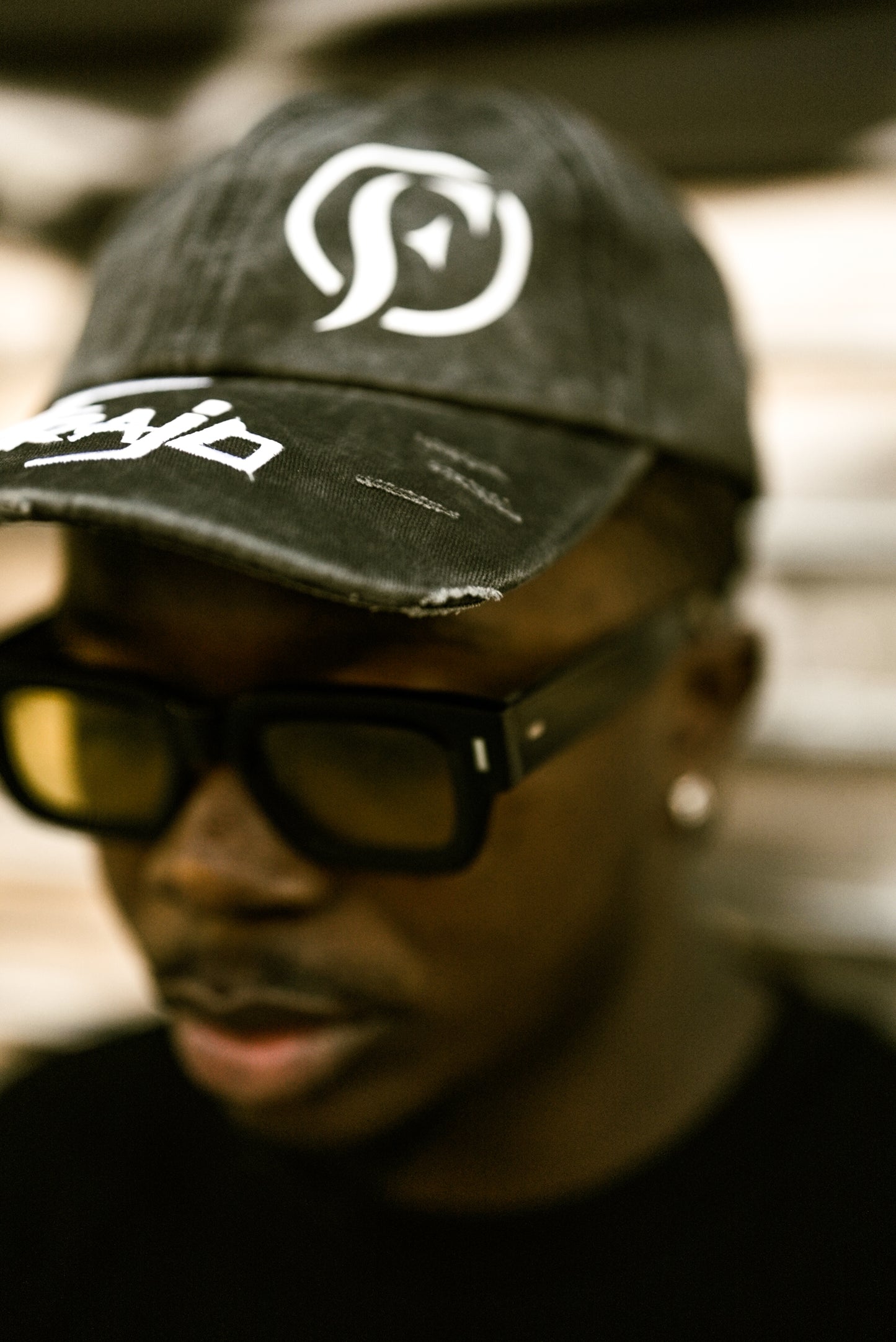 FRAJO Signature Embroidered Cap – Washed Gray